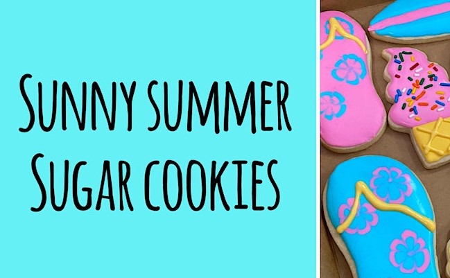 summer cookie decorating